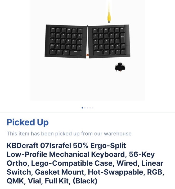 KBDcraft Israfel 07Israfel Wired Mechanical Keyboard Hot-Swappable RGB Black