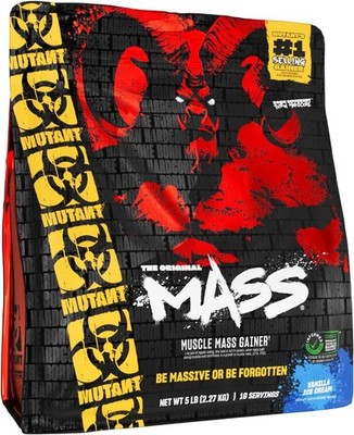 Mutant Mass Weight Gainer Protein Powder High Calorie 5 Lbs Triple Chocolate