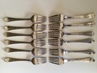 39 Pieces Reed & Barton Olde EnglishHammered 18/8 Cutlery/Silverware, Korea — photo 9