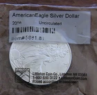 2008 WALKING LIBERTY AMERICAN EAGLE SILVER DOLLAR 1 oz. .99 Fine  - UNCIRCULATED