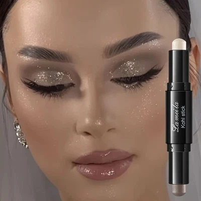 Eyeshadow Pen Cream Eye Shadow Pencil Shimmer Stick Makeup 18 Color Double-Head