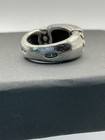 Vintage Lagos Caviar Ring Sterling Silver & 18K Yellow Gold Size 4.25 — photo 4