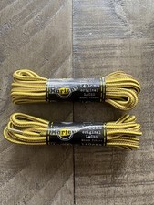 New 2 Pairs Dr Martens Original Brown  Yellow Laces 140cm 8-10 Eyelets