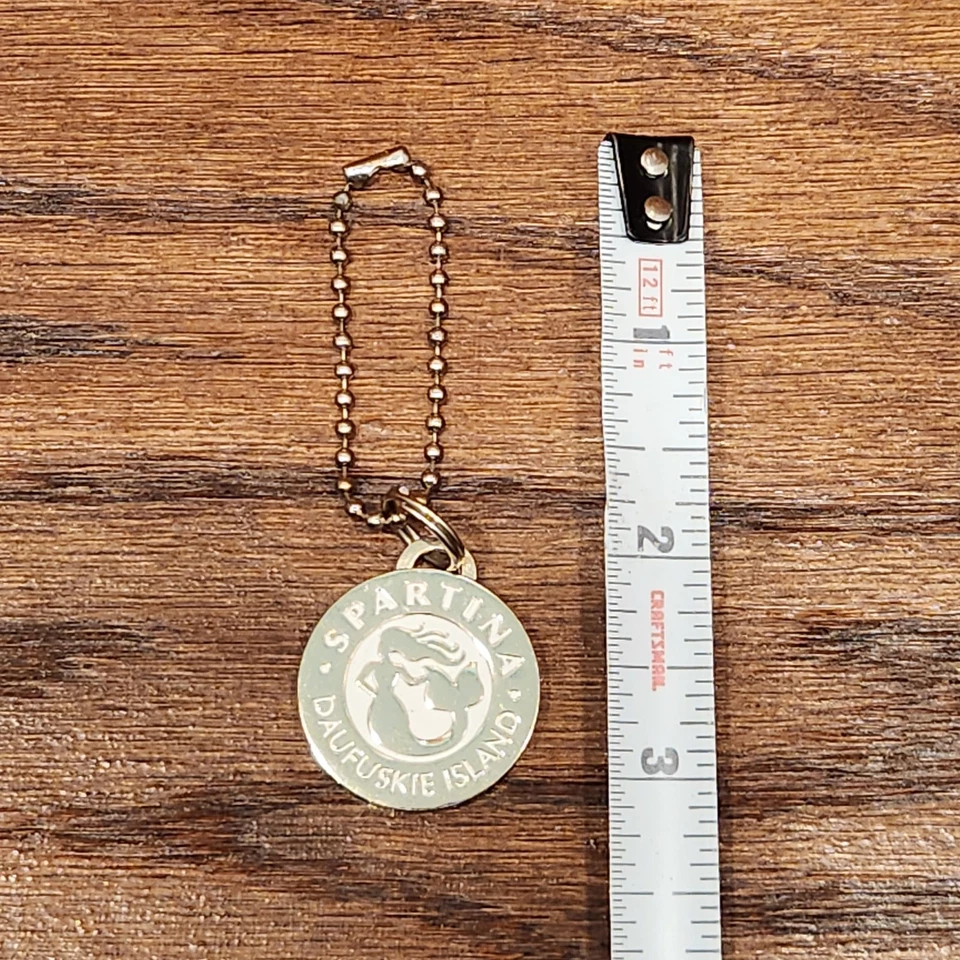 Bolso Sirena Isla Spartina Daufuskie Cartera Dije Llavero Tono Dorado Llavero Foto 2 de 3