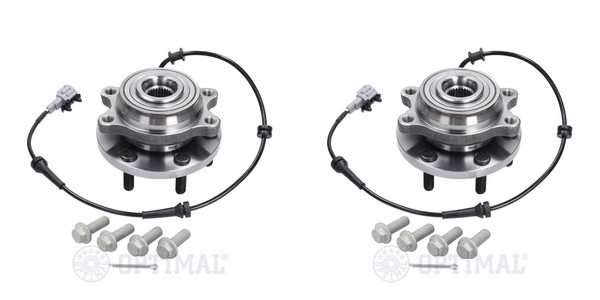 Optimal 2X Radnabe Radlagersatz Vorderachse FüR Nissan NP300 Navara D40 R51-image