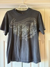 Vintage Harley-Davidson short-sleeve t-shirt with a large eagle logo graphic