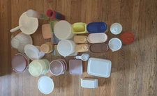 Tupperware Vintage  Lot Of 60  Pieces,  all bowls have lids