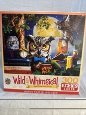 Masterpieces Jigsaw Puzzle; Night Owls Study Group; 300 EZ-Grip pieces