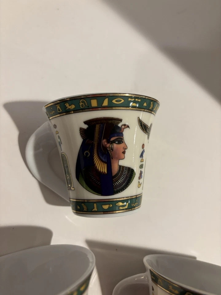 Set Of 4 Fathi Mahmoud Egyptian Espresso Cups - Image 4 of 4