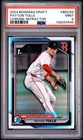 158254545 Payton Tolle 2024 Bowman Draft #BDC-63 Refractor Chrome 1st RC PSA 9