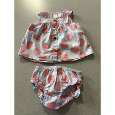 Carter's Raspberry 2 Piece Outfit Set Size: 3-6 Months *Never Worn
