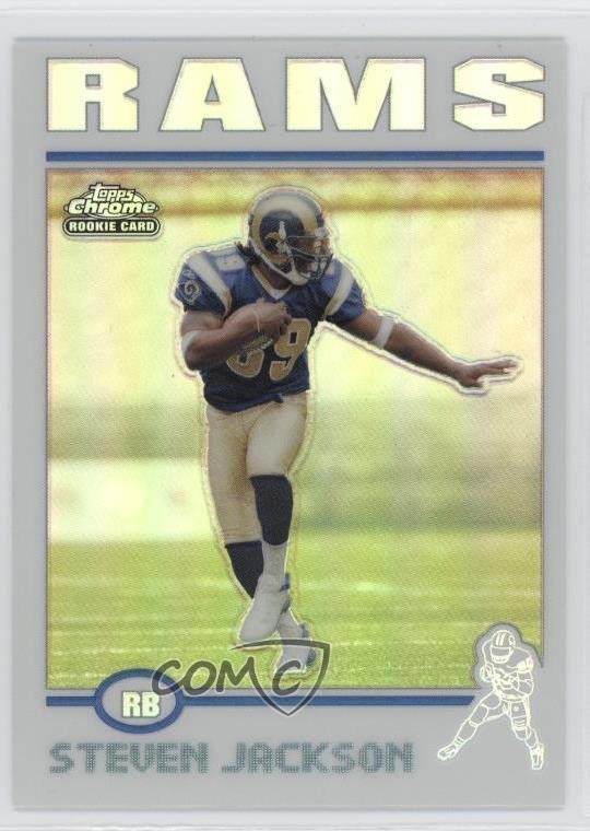 2004 Topps Chrome Refractor Steven Jackson #180 0gm6
