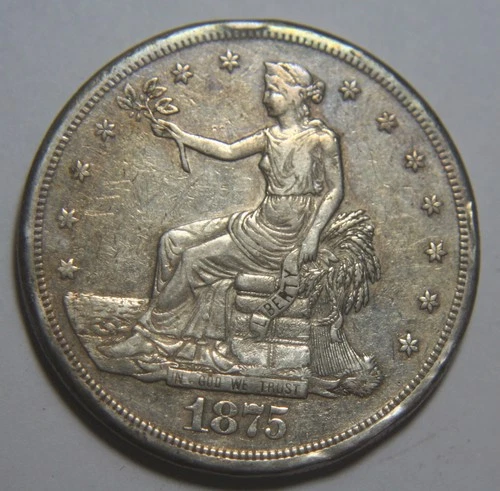 1875-S Trade Silver Dollar - $1  - See Pics - No Reserve!