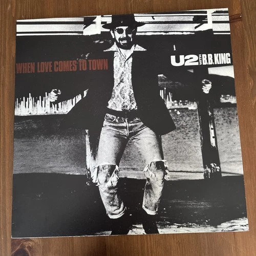 U2 - When Love Comes To Town - 12" Vinyl Record - VG/VG+