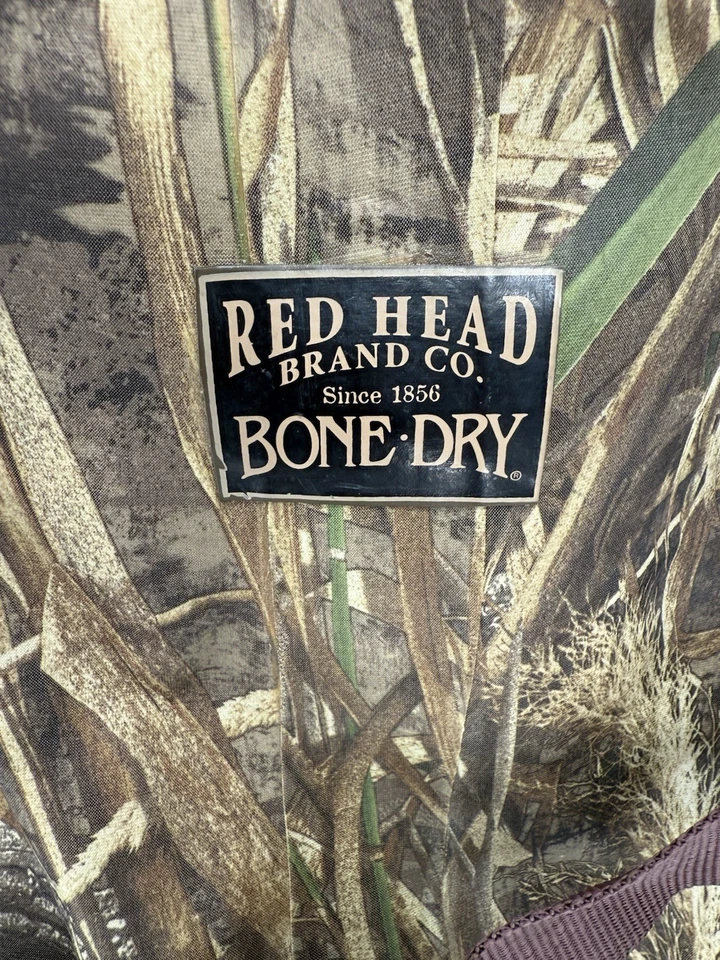 Red Head Bone Dry Waders Men's Size 11 Realtree Max-5 Camo 100% Waterproof - Image 3 of 4