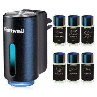 Featwell Car Air Freshener, Three Adjustable Modes Intelligent Car Aroma Diff...
