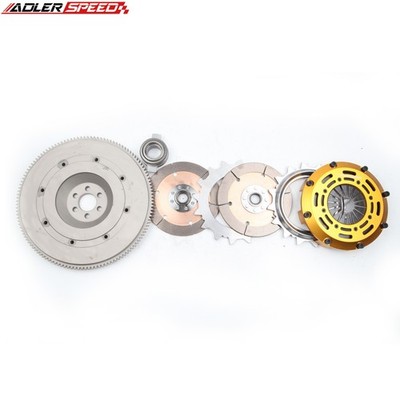 Racing Clutch Twin Disc Kit & Flywheel For 2002-2006 NISSAN SENTRA ALTIMA 2.5L