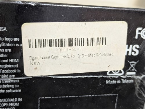 Elgato Game Capture HD High Definition Recorder - CERTIFIED REFUR / SEALED - Picture 4 of 9