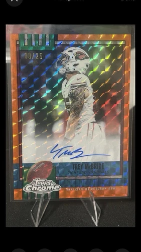 2025 Topps Chrome Trey McBride Superfractor (RAW)