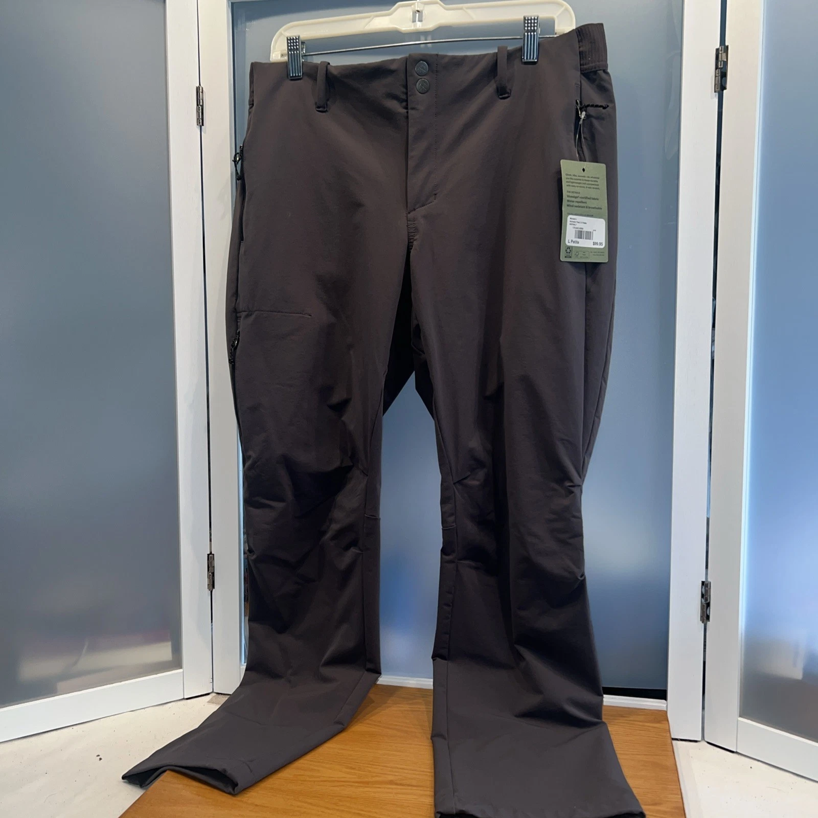 REI Co-op Activator 3.0 Pants Size L Petite Asphalt Hiking Soft Shell Gorpcore