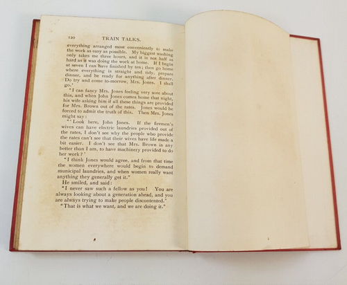 Train Talks Edward Hartley 1909 Vintage Red Book Hardback - Imagen 11 de 12