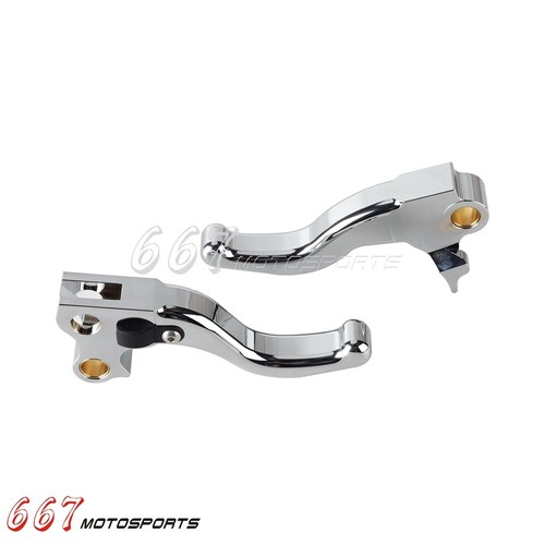 For Harley Dyna Street Bob FXDB Super Glide Fat Bob Wide Glide 96-17 Hand Levers - Picture 8 of 17