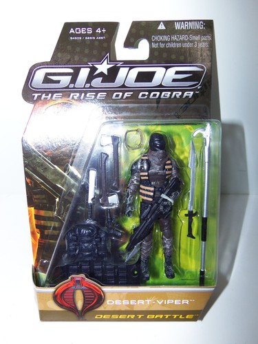 GI Joe The Rise Of Cobra Movie Desert Viper Action Figure MOC - NEW