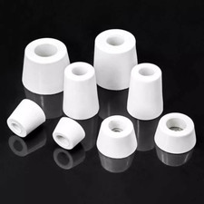 Round Hifi Cabinet White Rubber Instrument Case Feet Foot Circular Many Sizes