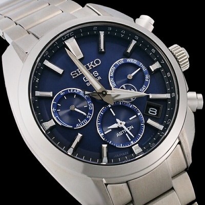 Seiko Astron SBXC019 5X53-0AJ0 Solar GPS satellite radio wave  