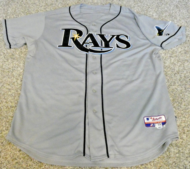 2011 - TAMPA BAY RAYS - Game Worn Used JERSEY -  Casey KOTCHMAN