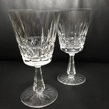 Waterford Rosslare Lot of 2 Water Goblets 6 3/4"