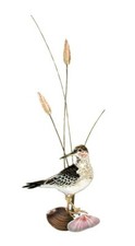 Bovano - Wall Sculpture - Sandpiper w/ Shells...