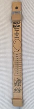 Vintage Step & Stride Wood Shoe Store Children Infant Foot Measuring Tool - Rare