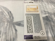 Gemini Foil Stamp  N  Cut Die Elements by Crafter's Companion Blossoming Border