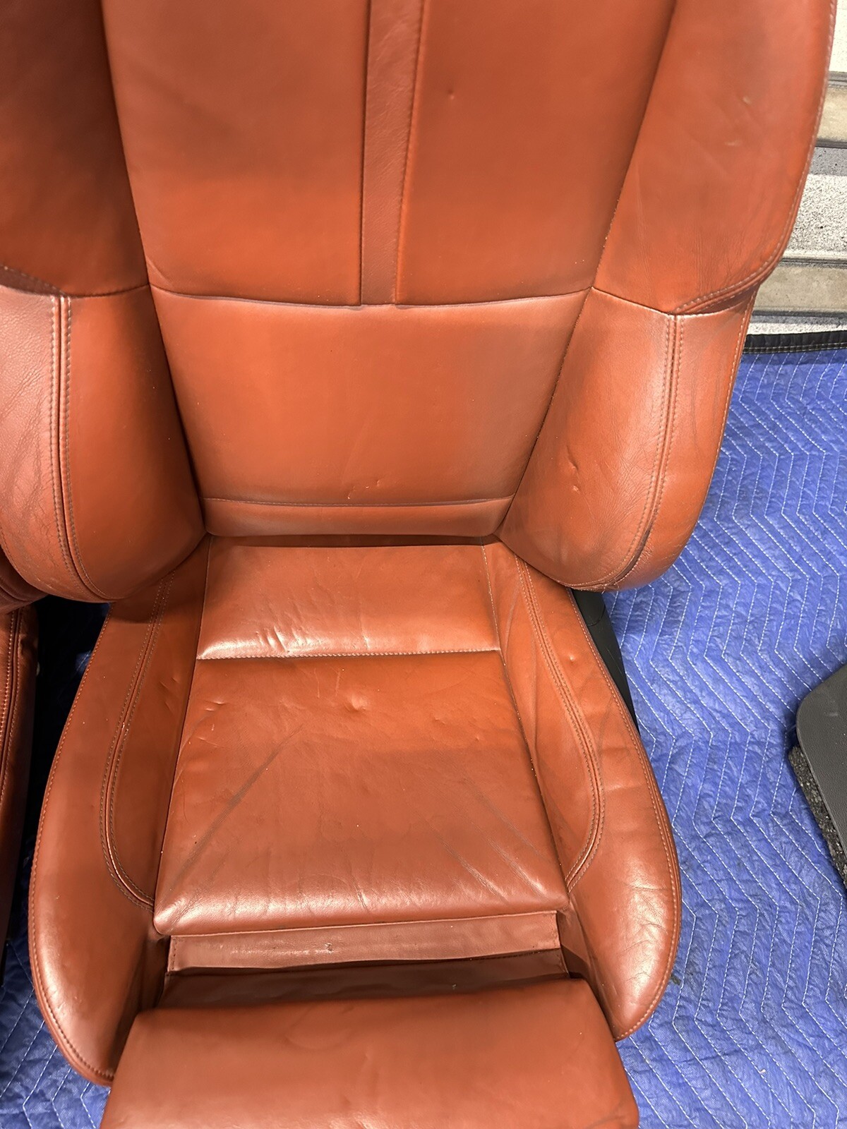 0813 BMW E92 M3 COUPE RED NOVILLA INTERIOR COMPLETE FRONT & REAR SEATS