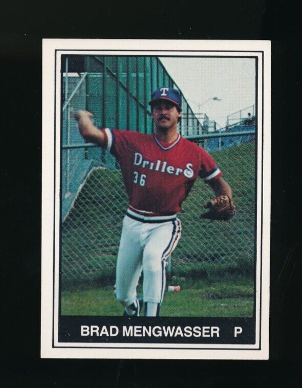 1982 TCMA Tulsa Drillers Brad Mengwasser very tough card swsw6