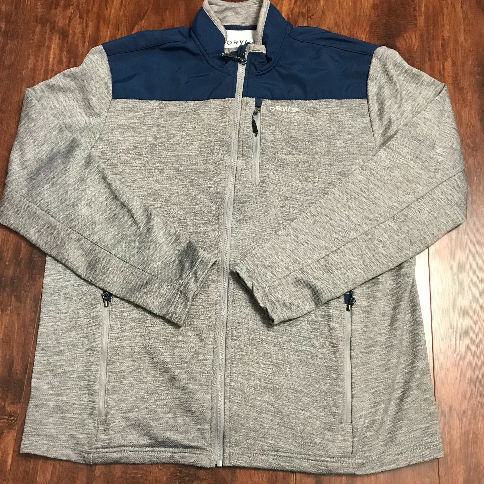 Orvis Full Zip Sweater Coat Jacket Men 