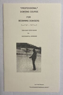 Professional Dowsing by Fred Stewart (1986) NEW - Find Buried Treasure Dowsing