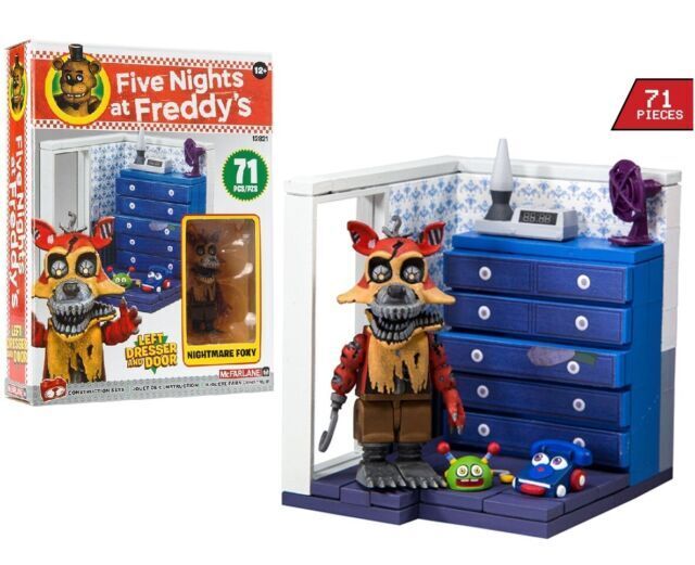 FIVE NIGHTS AT FREDDY'S MINI FIGURES (3) - FREDDY, FOXY, SHADOW FREDDY  MCFARLANE