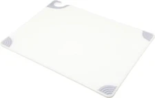 San Jamar Saf-T-Grip Plastic Cutting Board with Safety Hook 18" x 24" x 0.5"