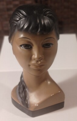 Porcelain Statue Female Bust