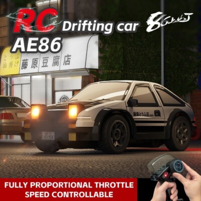 1:64 AE86 RC Drift RC Car 15km/h 4WD High Speed Remote Control Racing Car Toy