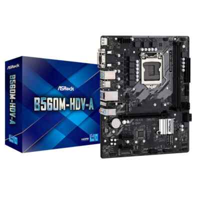 ASROCK B560M-HDV-A M.2 Motherboard LGA1200 Support Intel core 10400F/11700K CPU