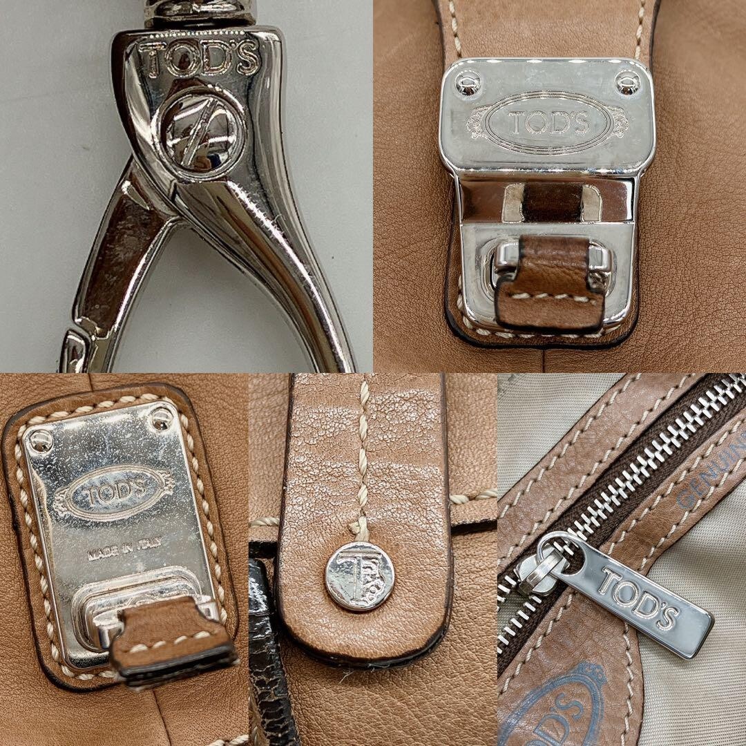 Tod's スタイリング2ウェイバッグ nude beige 美品 TOD'S] 2-way bag D-STYLING leather beige casual women's used