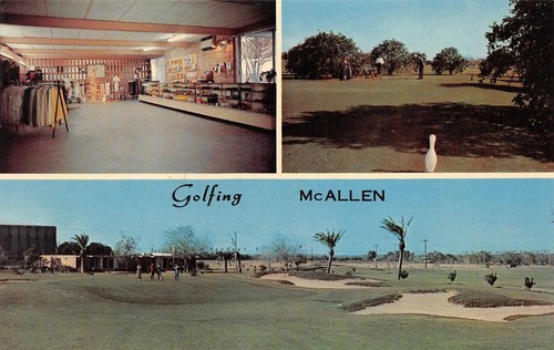McAllen Texas Municipal Golf Course Sports Hidalgo County 1967 Vintage 