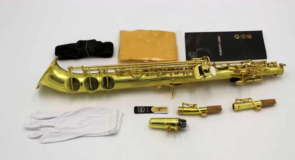 Профессиональный восточный музыкальный изогнутый колокол сопрано саксофон сакселло оригинальная латунь - Изображение 4 из 4