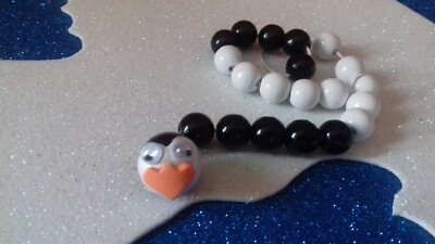 Rechenkette Rechnen im Zahlenraum bis 20 Holz Wurm Würmchen Pinguin Handmade neu