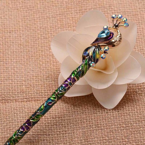 Girl Women Wedding Chinese Style Hairpin Headwear Hair Fork Hair Accessories - Picture 4 of 5
