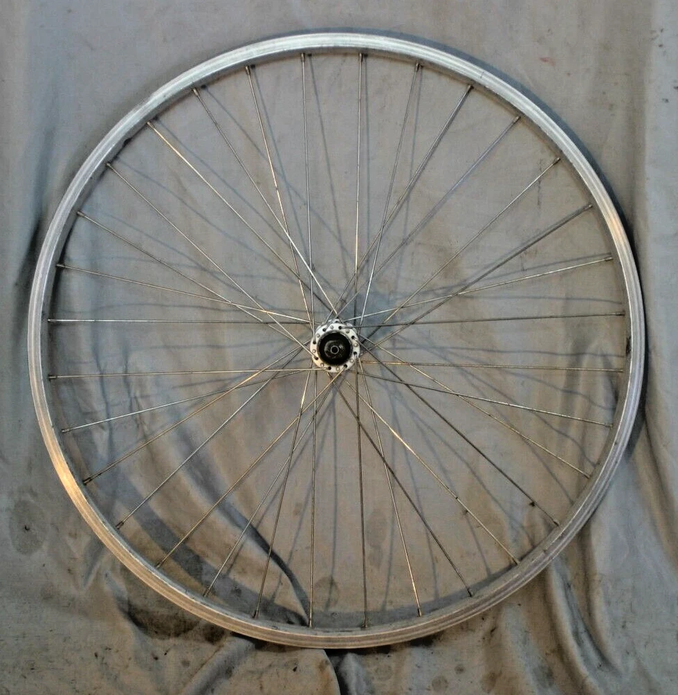 Roue Avant VTT Vintage 26 Pouces – Moyeu Hope / Jante Mavic 217 Sup – 32 Trous – Pour Pièces
