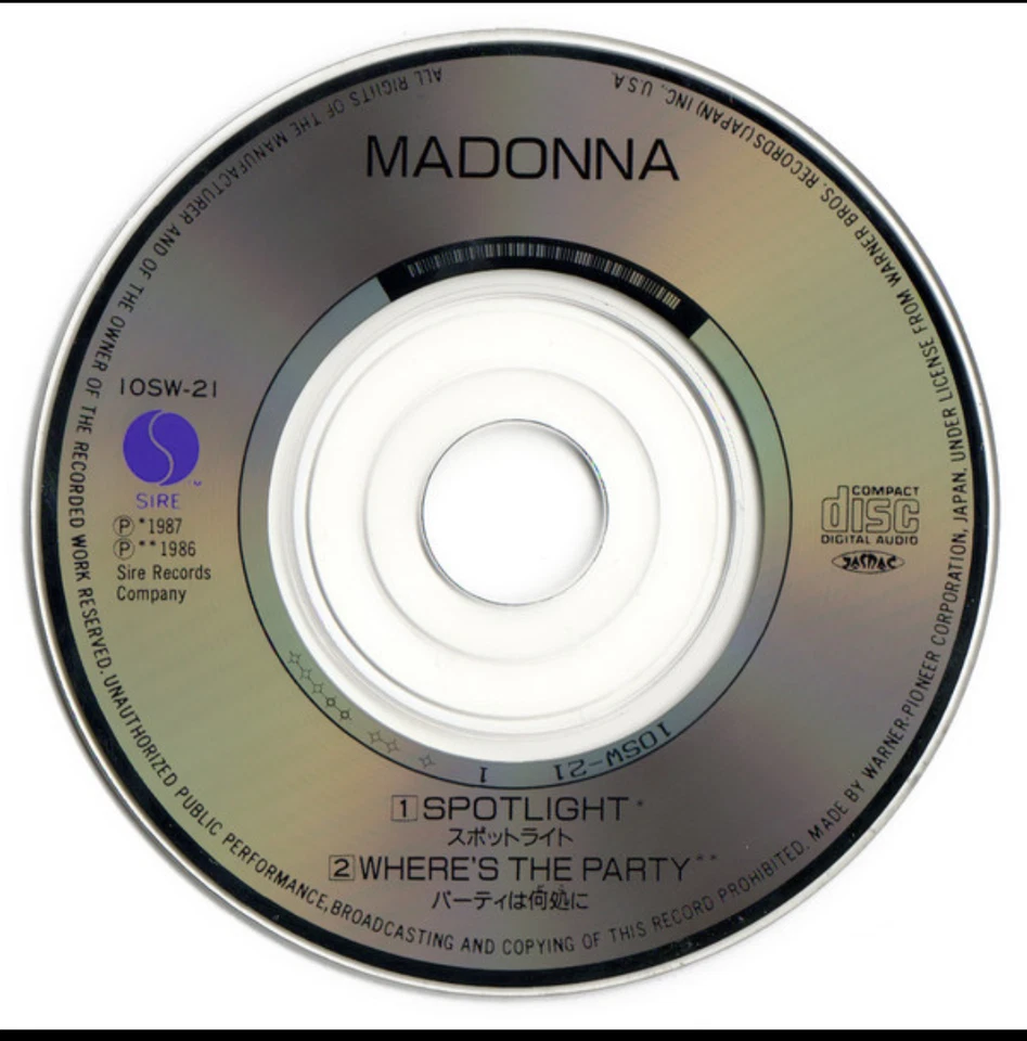 MADONNA SPOTLIGHT 3'' CD JAPAN LONGBOX SIRE 1988 You Can Dance Foto 3 de 3